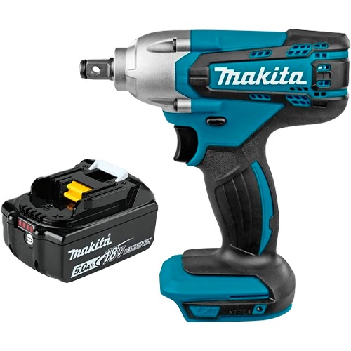 LLAVE DE IMPACTO INAL. 1/2" 190NM DTW190Z C/1BAT. 18V LXT 5.0Ah + CARGADOR - MAKITA