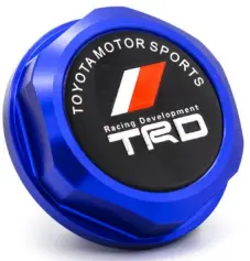 TAPA AZUL DE ACEITE ALUMINIO ESTÁNDAR ESPECIAL TOYOTA TRD (5.5CMx3.2CM) #JET CAP-3 BL - SPARCO