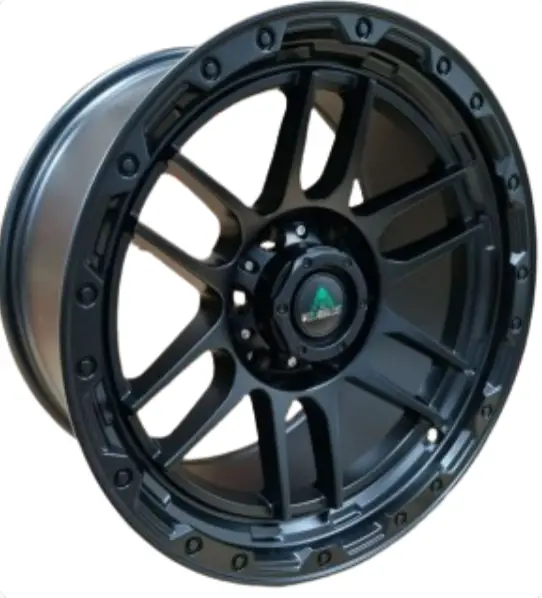 JUEGO DE AROS (18"x9.0)(6x139.7) ET 10 CB 110.1 MATT BLACK #186210 #1815 - WILCROXX 