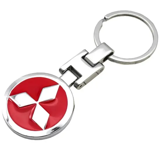 LLAVERO METALICO MITSUBISHI #KEY-MITSU-RD- B&V