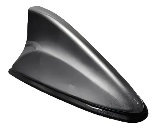ANTENA DE TIBURON COLOR PLOMO (21x8.7x6.6CM) #ANTEN-DECO-GRY - B&V 