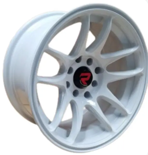 JUEGO DE AROS (14"x7.0)(8x100/114.3) - ET 0 CB 73.1 WHITE #5612 #1401 - ROMAX  