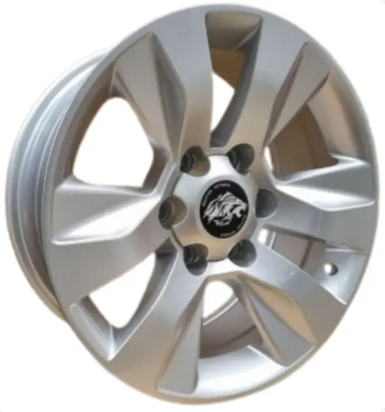 JUEGO DE AROS (16"x7.0)(6x139.7) ET 15 CB 106.1 SILVER #6113 #1602 - ROMAX