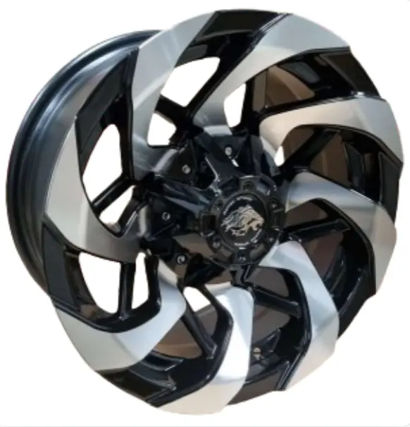 JUEGO DE AROS (16"x8.0)(5x114.3) ET 0 CB 73.1 BLACK MACHINED FACE #X1040 #1610 - ROMAX