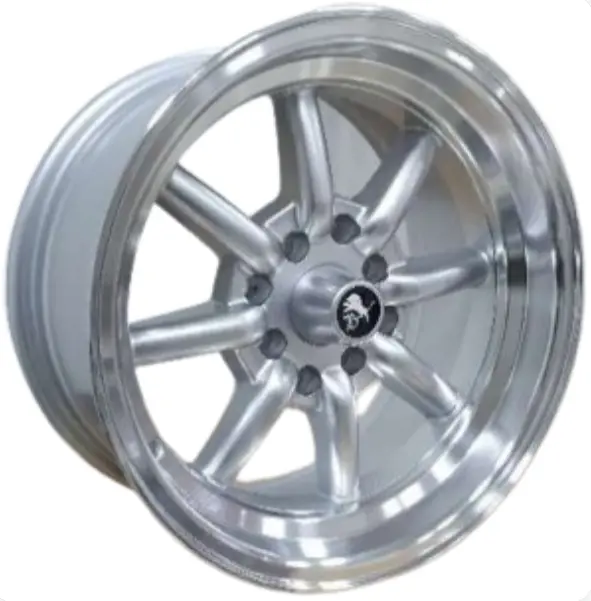 JUEGO DE AROS (14"x7.0)(8x100/114.3) ET 0 CB 73.1 SILVER #SW1777 #1413 - BELEN 