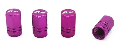 TAPAS DE PITON DE LLANTAS DISEÑO CILINDRO HEXAGONAL LILA TIRE (4 PIEZAS) #JET 3-PX - SPARCO