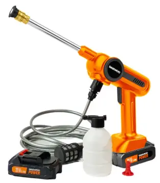 [PR/08136] PISTOLA HIDROLAVADORA 100W + 2 BATERIAS 21V #DAX65-LI - DAEWO