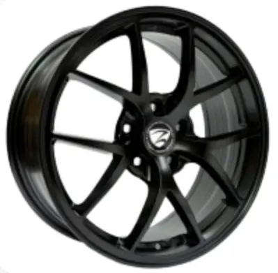 [PR/08152] JUEGO AROS (17"x7.5) (5x114.3) 40 73.1 MATT BLACK #507- ZEHLENDORF 