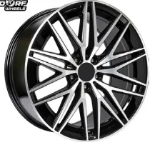 JUEGO AROS ALTA GAMA (21"x9.5/11)(5x130) ET:45 ET:58 71.6 FRONT/BLACK MB #H3082 - BMW