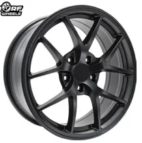 JUEGO AROS AUTOS (19"x8.5)(5x114.3) ET:38 73.1 MATT BLACK #507 - ZEHLENDORF