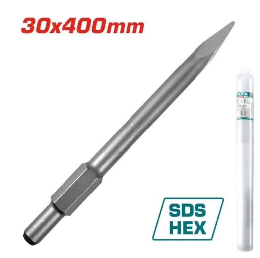 CINCEL HEX 30x400MM PUNTA #TAC15333011 - TOTAL