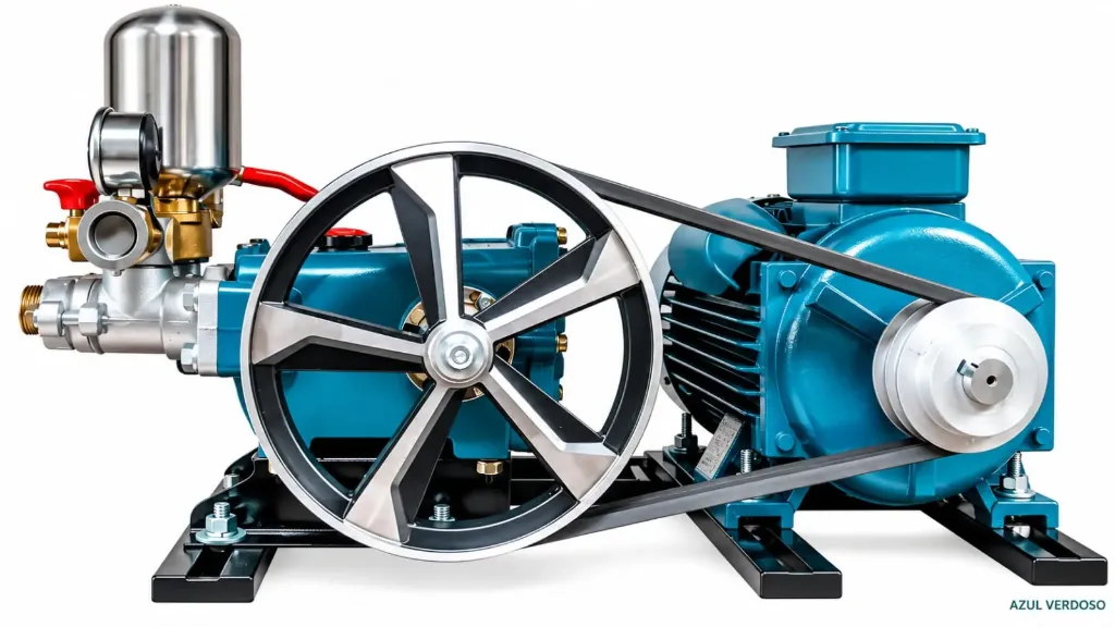 BOMBA LAVADORA AZUL VERDOSO HL-30J2 WELKER + MOTOR MONO BAJA 3.0HP COBRE + MANGUERA + PISTOLA - WELKER