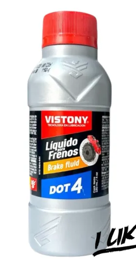 LIQUIDO PARA FRENOS DOT-4 (4 OZ) - VISTONY