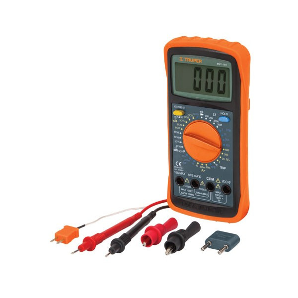 MULTIMETRO DIGITAL AUTOMOTRIZ MUT-105 #10403 - TRUPER
