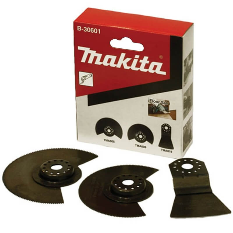 SET D/ CUCHILLA D/ CORTE (3 PCs) (TMA005-TMA006-TMA019) B-30601 - MAKITA