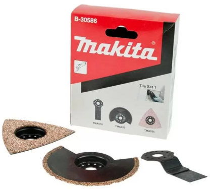 SET D/ CUCHILLAS D/ CORTE (TMA016-TMA023) Y PLATO LIJADOR (TMA025) 30586 - MAKITA