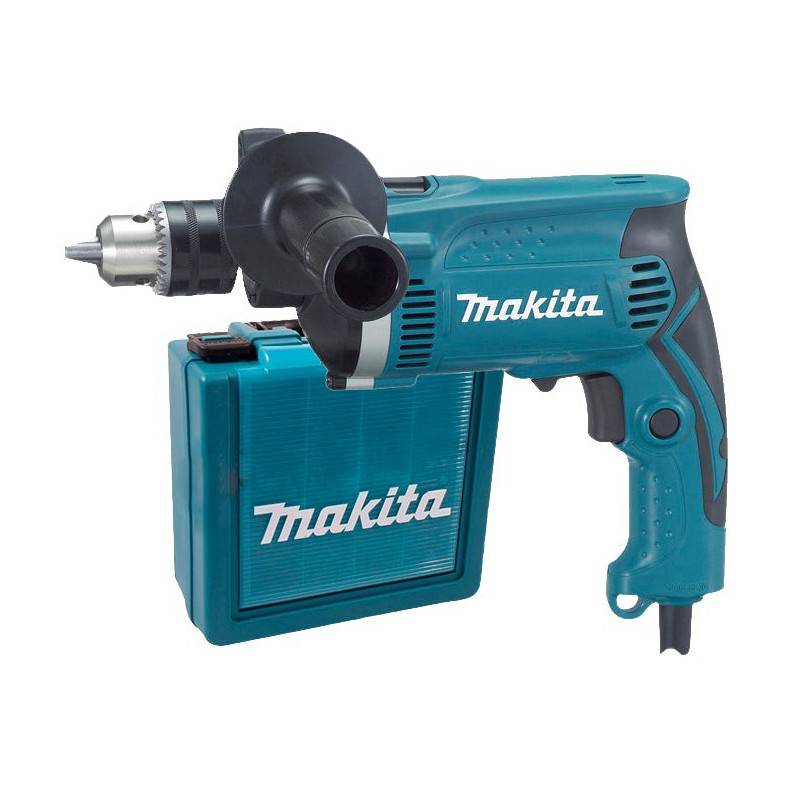 TALADRO PERCUTOR 1/2" (5/8) 710W C/MALETA (#HP1630K) - MAKITA