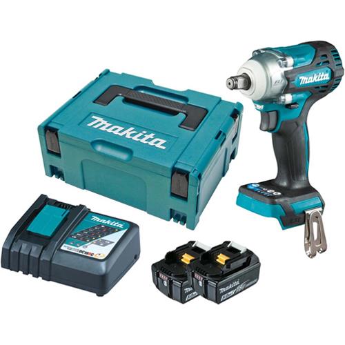 [76983] LLAVE DE IMPACTO INAL. 1/2" 18V 4 Vel. 330NM (DTW300RTJ)+ MAKPAC - MAKITA
