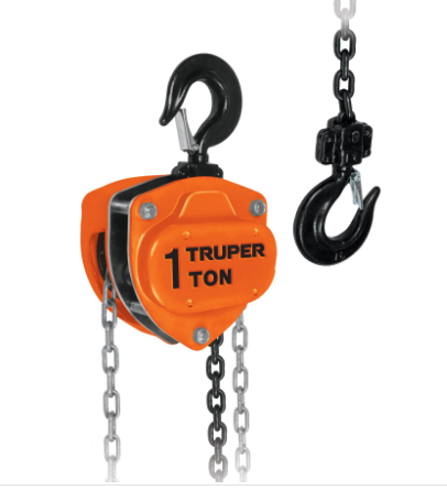 [37431] TECLE 1 TON. CON CADENA 3 MTS #16824 - TRUPER