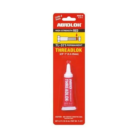 [29790] ROJO PERMANENTE SELLADOR DE ROSCA 0.2OZ #12TL371 - ABRO