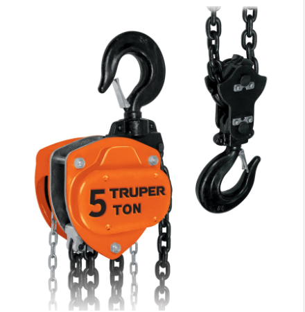 [37426] TECLE 5 TON. CON CADENA 3 MTS. #16828 - TRUPER