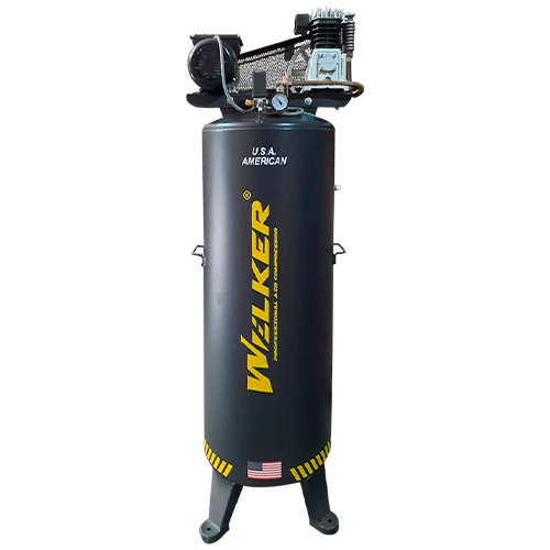 [PR/00919] COMPRESORA VERTICAL 80GLN / 3HP TANQUE REFORZADO/IMPORTADO - WELKER