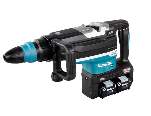 [MPV-01731] MARTILLO PERFORADOR SDS-MAX 40V X2 XGT 52MM HR006GZ  C/2 BAT 5.0Ah Y CARGADOR MAKITA