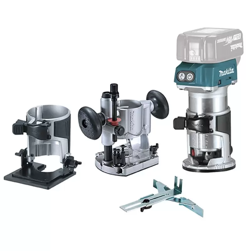 [MPV-01734] RECORTADORA 1/4" - 3/8" 18V BL-LXT 3 BASES  DRT50ZJX9  C/BAT 3.0Ah Y CARGADOR - MAKITA