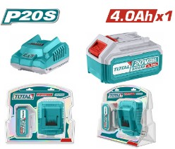 [PR/03302] KIT 1BATERIA DE ION DE LITIO 4.0Ah + 1CARGADOR   #TFBCPK1214 - TOTAL