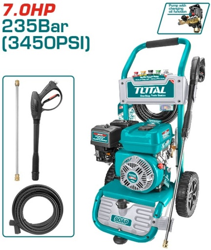 [PR/03418] HIDROLAVADORA A GASOLINA 7.0HP 235BAR 9.5L #TGT250206 - TOTAL