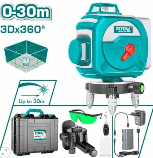 [PR/03424] NIVEL LASER 3D 360° AUTONIVELANTE (#TLL255267) - TOTAL