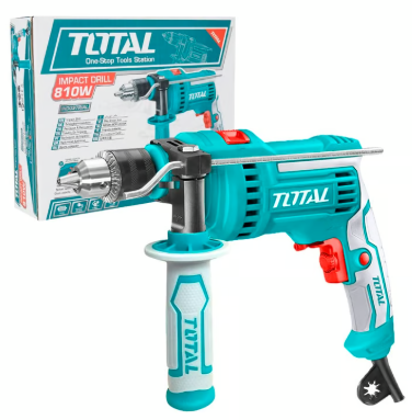 [PR/04050] TALADRO ELECTRICO PERCUTOR ATORNILLADOR 810W /13MM / 3000RPM #TG1081316 - TOTAL