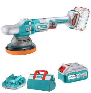 [PR/04060] PULIDORA ANGULAR PESADA 6" 20V + 1BATERIA 4.0AH + CARGADOR #TAPLI20151 - TOTAL