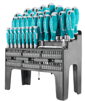 [PR/04075] SUPER COMBO DE DESTORNILLADORES 100 PIEZAS (#THT2506100) - TOTAL