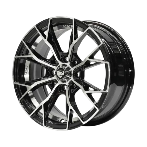 [PR/05694] JUEGO AROS AUTOS (14"x6.0) (4x100) 35 73.1 GREY MACHINE #RGW134 - ZEHLENDORF 