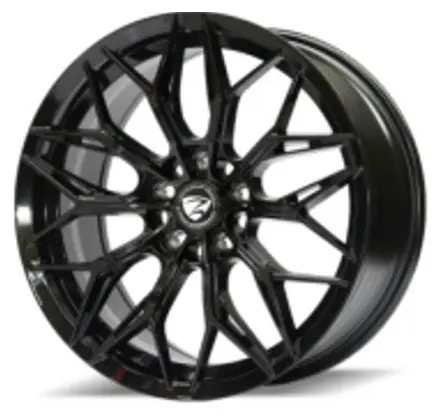 [PR/05704] JUEGO AROS AUTOS / SUV (18"x8.0) (5x114.3) 35 73.1 BLACK GLOSSY #XL6006 - ZEHLENDORF