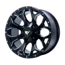 [PR/05960] JUEGO AROS CAMIONETA (17"x8.0) (6x139.7) 25 106.1 MATT BLACK #H2017 - ZEHLENDORF