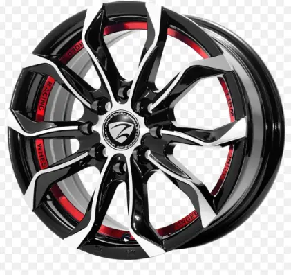 [PR/05980] JUEGO AROS (16"x8.0) (10x100/114.3) 10  73.1 BMF+UC(RED) #FLR3722 - ZEHLENDORF