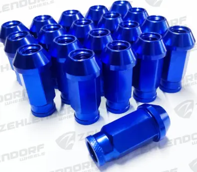 [PR/06216] TUERCA FORJADA TUBULAR DE ALUMINIO AZUL  (20 PIEZAS) x 1.50 - ZEHLENDORF