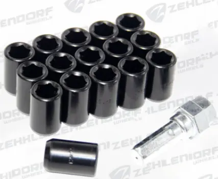 [PR/06219] SET DE TUERCAS TUBULARES NEGRO 12mmX1.50 - ZEHLENDORF