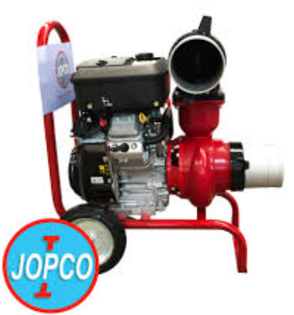 [PR/06240] BOMBA GRAN CAUDAL 4" X 4" MOD C100 - JOPCO + MOTOR GASOLINERO C/ ARRANQUE ELECTRICO WX-460E 19 HP - WONDA