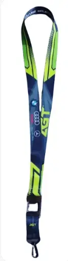 [PR/06862] LANYARD CON DESTAPADOR Y ARNES NEGRO - AGT