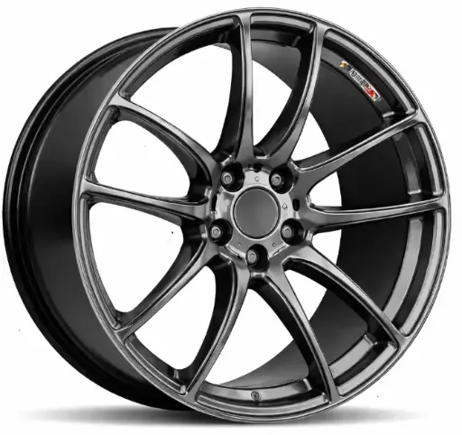 [PR/07140] JUEGO AROS (17"x7.5) (5x114.3) ET:40 73.1 HYPER BLACK #(MK-505) - MARCKEEP WHEELS