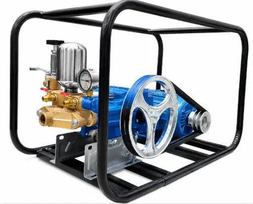 [PR/07453] LAVADORA HL-30J2 AZUL CON MOTOR TRIFASICO 3HP BAJA WELKER + 15M MANG. + PISTOLA MEBA