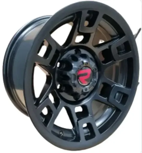 [PR/07777] JUEGO DE AROS (15"x8.0)(6x139.7) - ET 0 CB 106.1 SATTIN MATE BLACK #IH-TRD - ROMAX 