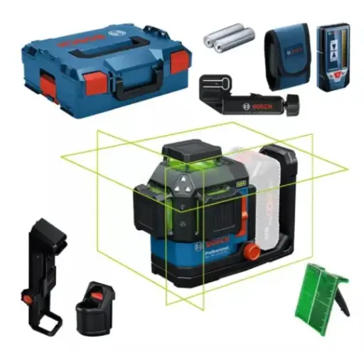 [PR/07794] NIVEL LASER DE 3 LINEAS VERDE (35 METROS/240 METROS) 18V #GLL 18V-120-33 CG - BOSCH