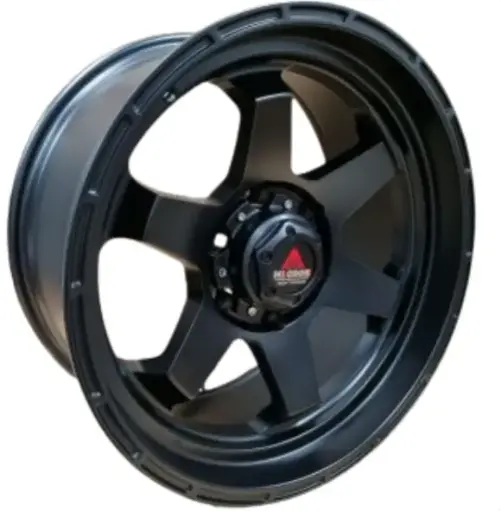 [PR/07847] JUEGO DE AROS (18"x9.0)(6x139.7) ET 10 CB 110.1 MATT BLACK #X181062 #1811 - WILCROXX