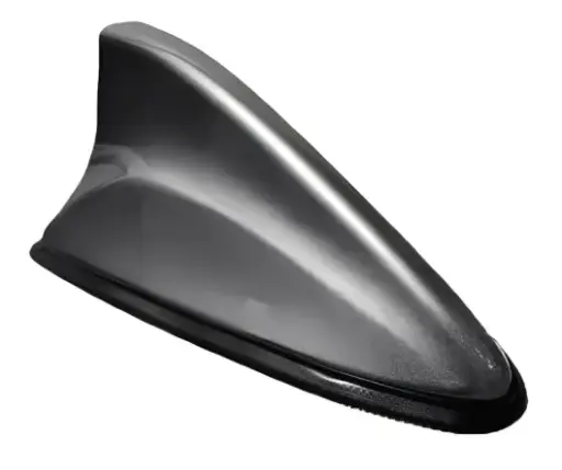 [PR/07875] ANTENA DE TIBURON COLOR PLOMO (21x8.7x6.6CM) #ANTEN-DECO-GRY - B&V 
