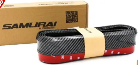 [PR/07925] LIP DE PARACHOQUE TODO CARBON (6.5x2.5CM) #JET LIP-60C - SPARCO