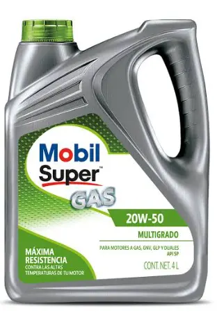 [PR/07958] ACEITE SUPER GAS CASE (20W-50) 4 LITROS - MOBIL SUPER